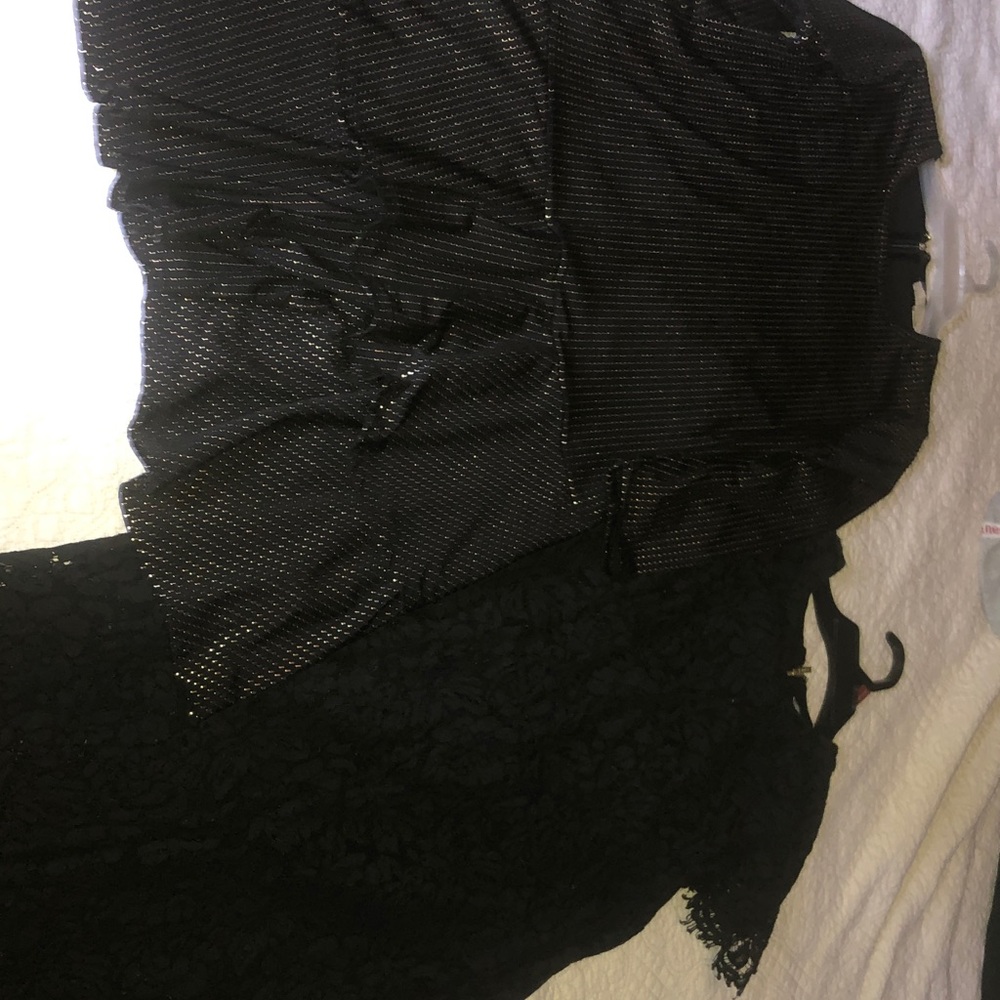 Michael Kors Black and Gold Dress